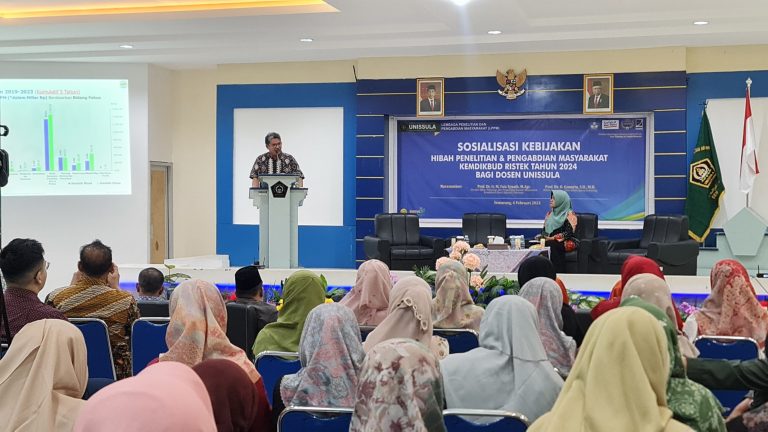 UNISSULA Gelar Sosialisasi Kebijakan Hibah Penelitian dan Pengabdian Masyarakat 2024